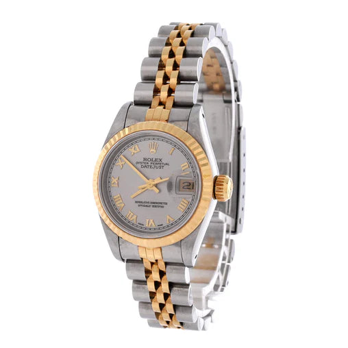 Rolex Oyster Perpetual Datejust Automatic Watch Stainless Steel and Yellow Gold 26