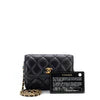 Chanel Pearl Crush Flap Clutch with Chain Quilted Lambskin Mini