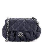 Chanel Chain Around Flap Bag Quilted Leather Medium