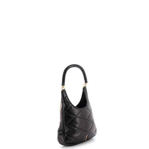 Saint Laurent Sade Hobo Bag Quilted Leather