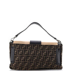Fendi Baguette NM Bag Zucca Canvas with Leather Large