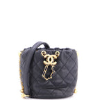 Chanel About Pearls Bucket Bag Quilted Calfskin Mini