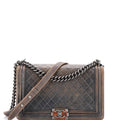 Chanel Boy Flap Bag Quilted Washed Calfskin New Medium