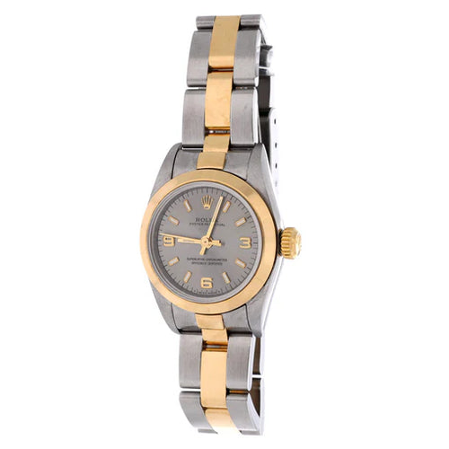 Rolex Oyster Perpetual Automatic Watch Stainless Steel and Yellow Gold 24