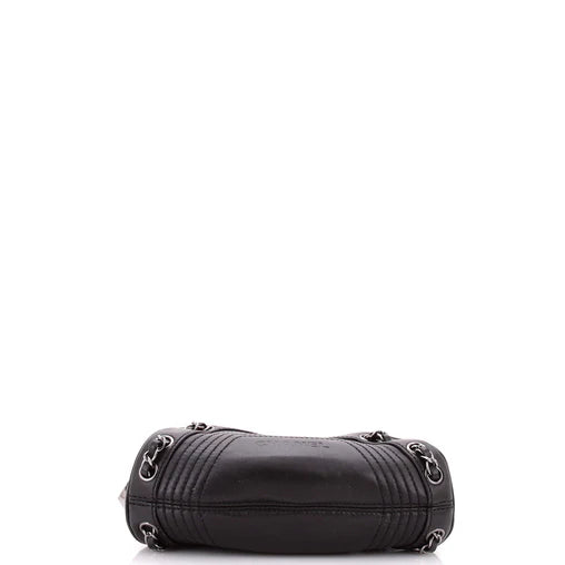 Chanel Lax Tassel Chain Shoulder Bag Leather Small