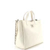 Chanel Covered CC Shopping Tote Stitched Caviar Medium