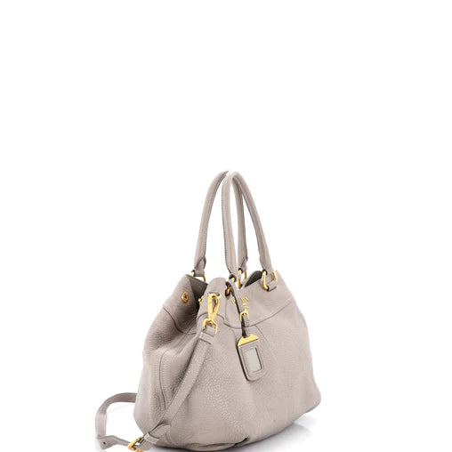 Prada Convertible Shopping Tote Vitello Daino Small