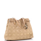 Christian Dior Panarea Tote Cannage Quilt Canvas Medium