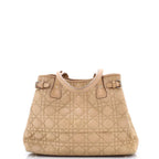 Christian Dior Panarea Tote Cannage Quilt Canvas Medium
