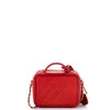 Chanel Filigree Vanity Case Quilted Caviar Small