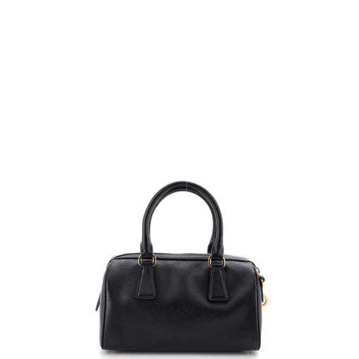Prada Lux Convertible Boston Bag Saffiano Leather Small