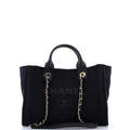 Chanel Deauville NM Tote Mixed Fibers Small