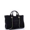 Chanel Deauville NM Tote Mixed Fibers Small