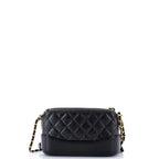 Chanel Gabrielle Double Zip Clutch with Chain Quilted Aged Calfskin