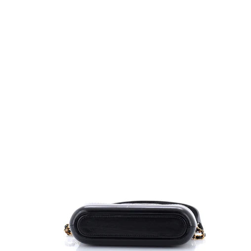 Chanel Gabrielle Double Zip Clutch with Chain Quilted Aged Calfskin