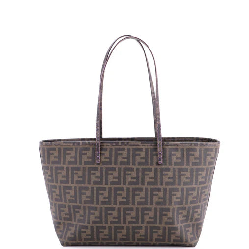 Fendi Roll Tote Zucca Coated Canvas Medium