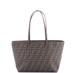 Fendi Roll Tote Zucca Coated Canvas Medium