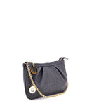 Fendi Chain Pochette Zucchino Coated Canvas