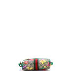 Gucci Ophidia Shoulder Bag Flora GG Coated Canvas Mini