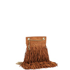 Saint Laurent Grace Fringe Hobo Suede Small
