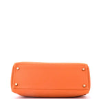 Hermes Kelly Handbag Potiron Togo with Gold Hardware 32