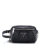 Prada Convertible Belt Bag Diagramme Quilted Leather Small