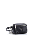 Prada Convertible Belt Bag Diagramme Quilted Leather Small