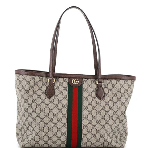 Gucci Ophidia Shopping Tote GG Coated Canvas Medium