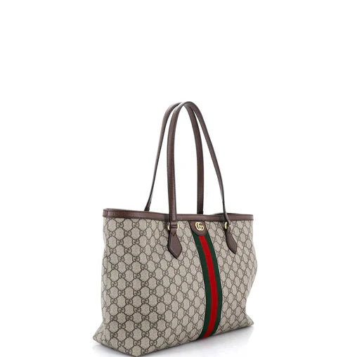 Gucci Ophidia Shopping Tote GG Coated Canvas Medium
