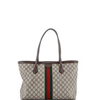 Gucci Ophidia Shopping Tote GG Coated Canvas Medium