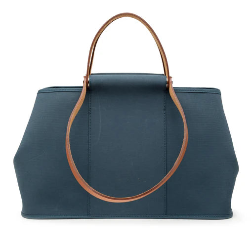Hermes Cabag Elan Toile and Leather 39