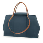 Hermes Cabag Elan Toile and Leather 39