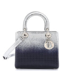 Christian Dior Lady Dior Bag Micro Cannage Ombre Metallic Calfskin Medium