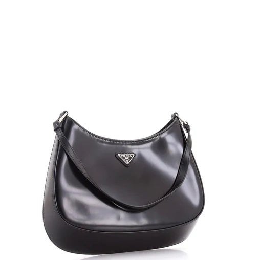 Prada Cleo Shoulder Bag Spazzolato Leather Medium
