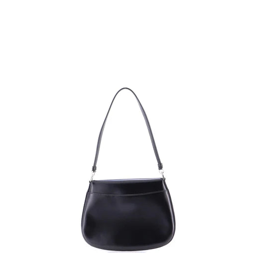 Prada Cleo Flap Shoulder Bag Spazzolato Leather Small