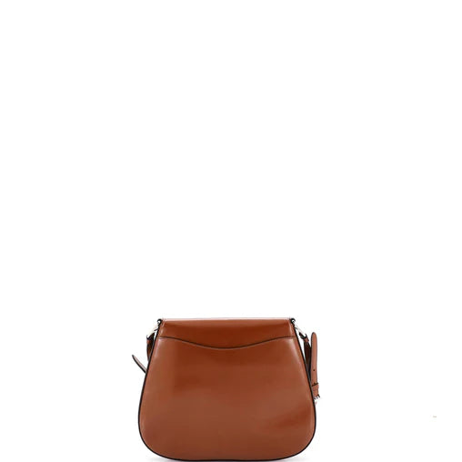 Prada Cleo Flap Shoulder Bag Spazzolato Leather Large