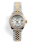 Rolex silver and gold