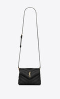 Saint Lauren loulou small bag in quilted leather