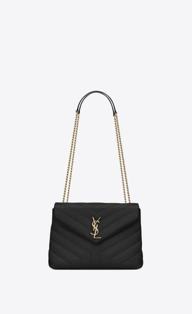 Saint Lauren toy loulou in quilted leather bag